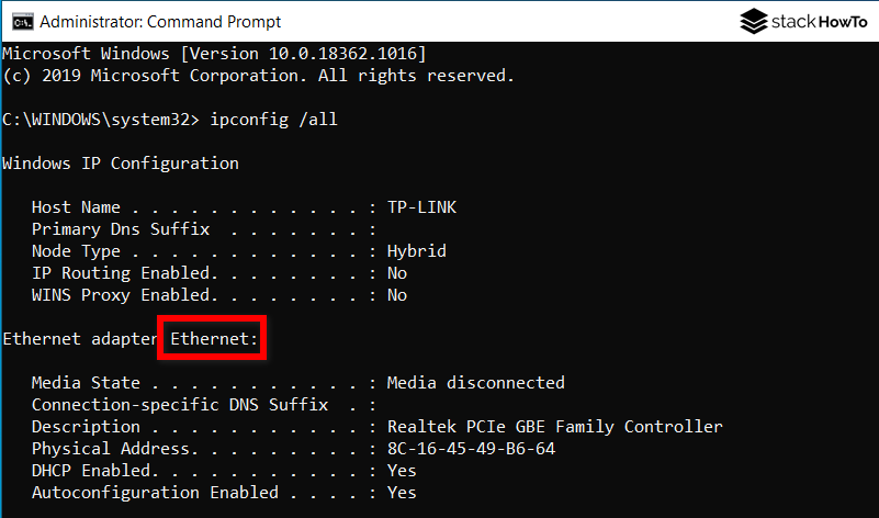 How To Set Static IP Address In Windows 10 Using CMD StackHowTo