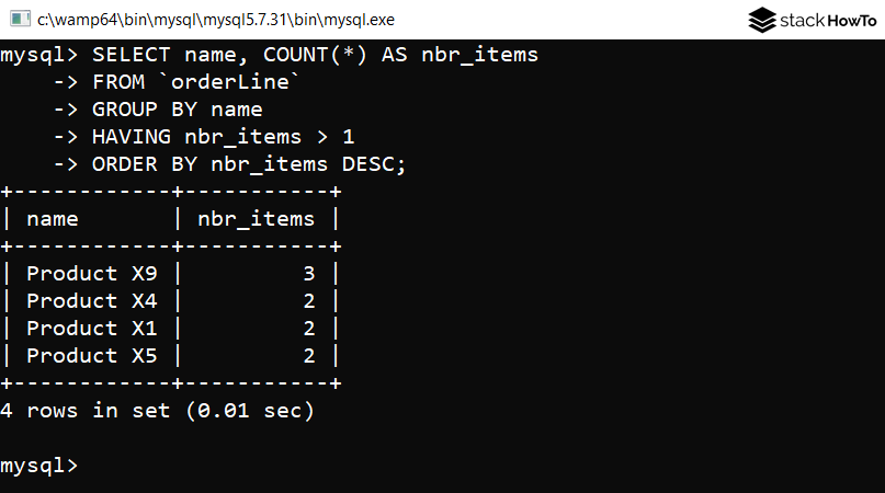 MySQL Practice Exercises With Solutions - Ordering System Database ...