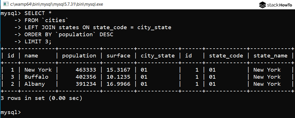 MySQL Practice Exercises with Solutions - Country Database - Part 8 ...