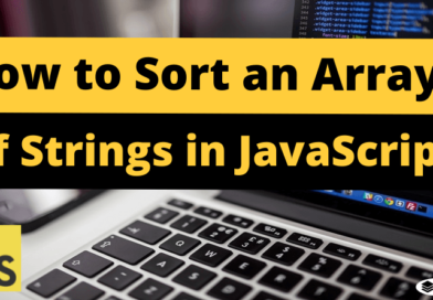 How to Sort an Array of Strings in JavaScript