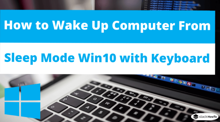 how to get computer to wake up from sleep mode